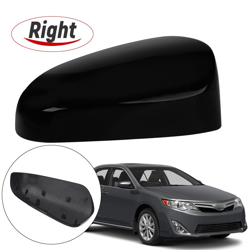 Left Right Rearview Mirror Cap W/O Signal Light  For Toyota Camry 2012-2017 US Model Glossy Black/White Side Mirror Cover