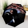 1pc Michael JacksonKing of PopMoonwalker Automatic Folding Umbrella, Portable Collapsible Design, Casual Outdoor Accessory L1127111