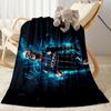 Man City Player Celebration Blanket Ultra-Soft Suitable for Seaside Bed Picnics for All Occasions Playful Design
