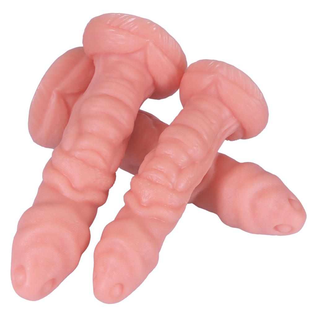 Egg Free Simulation Penis Oversized Male And Female Masturbation Manual Alien Shaped Dildo  Adult Sex Toy