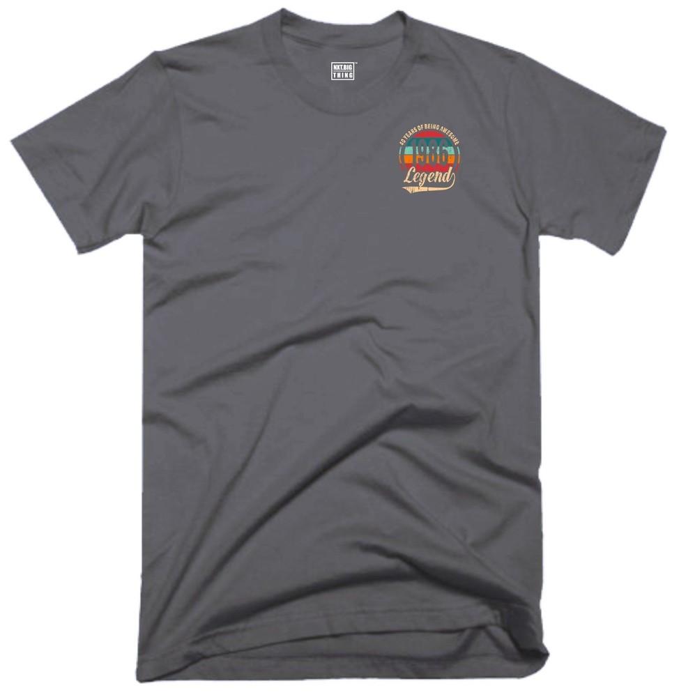 40th Birthday Legend T Shirt Pocket 40 Years Awesome Vintage 1986 Funny Gift Top