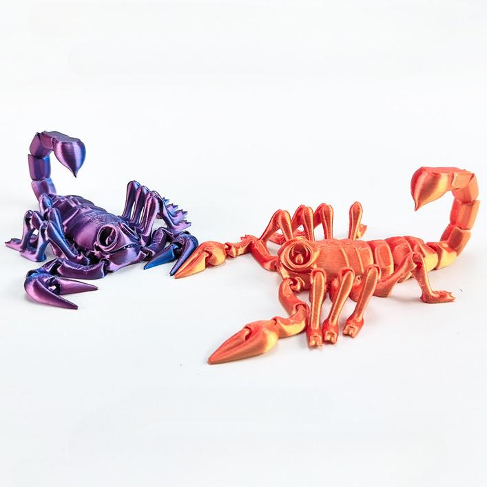 3D Printing Animal Scorpion Tail Limbs Movable Joints Halloween Christmas Decorations Ornaments Toys For Desktop Decoration