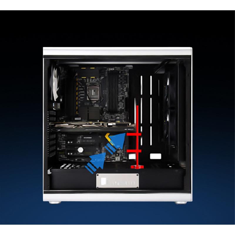 Video Card Bracket, Aluminum Alloy, Vertical Video Card Fixing, Heat Sink, Vertical Video Card Bracket