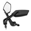Universal Motorcycle Handlebar Clamp Mirror 360° Rotation Rearview Mirror M10 10mm Screw Bicycle Handle Bar Reflective Mirrors