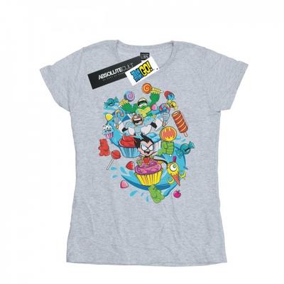 Womens/Ladies Teen Titans Go Candy Mania Cotton T-Shirt