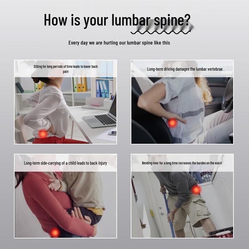 Karensir Rechargeable Lumbar & Neck Massage Cushion