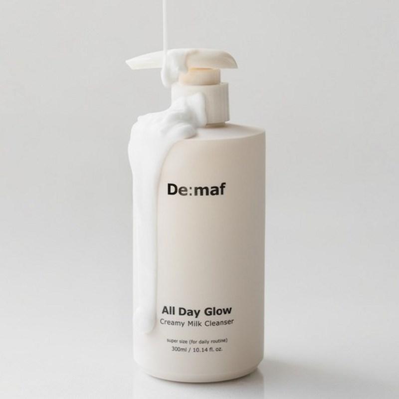 Dimaf All Day Glow Creamy Milk Cleanser 300ml, 1 pcs