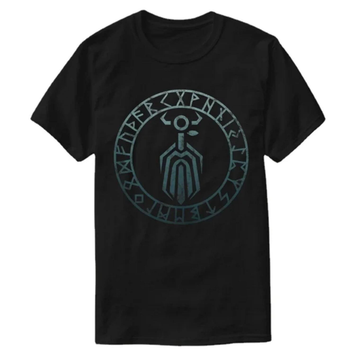 

Norse Mythology Paganism VikingerRunes Odin Symbol T-Shirt 100% Cotton O-Neck Summer Short Sleeve Casual Mens T-shirt Size S-3XL S чёрный
