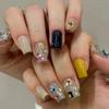 12 Grids Mixed Mini Circular Nail Glitter Flower DIY Wave Point Sequin Colorful Sparkling Nail Charms Nail Decoration Accessorie