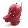 Hot Soft Leather Bondage Dog Head Hood Headgear Face Mask Detachable Eyepatch Adult Slave BDSM Bed Sex Games Toy 4 Color