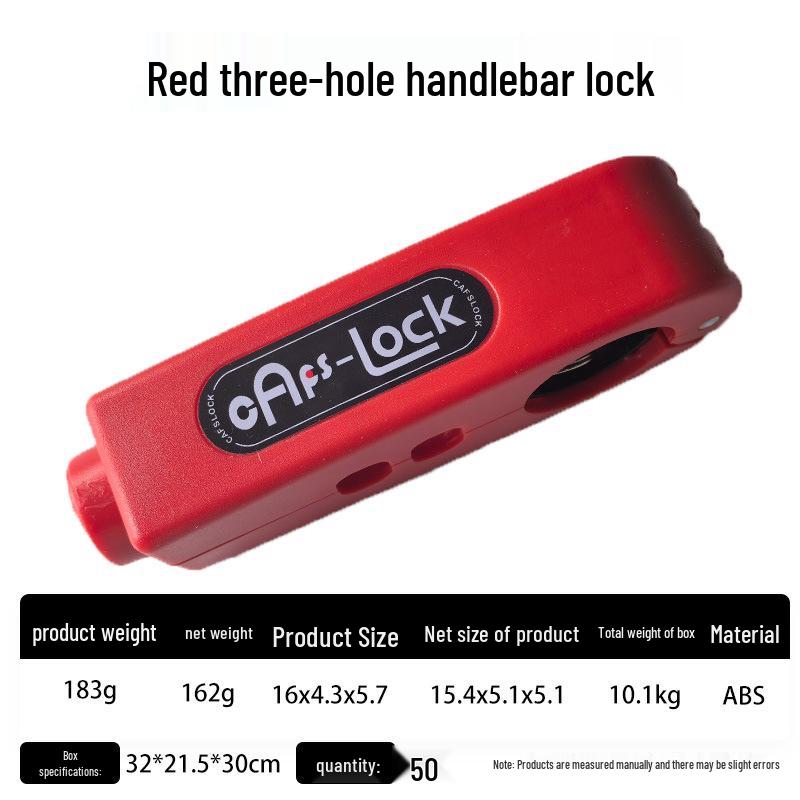 Universal Anti-Theft Throttle & Handlebar Lock for Electric Cars, Scooters, and Motorcycles