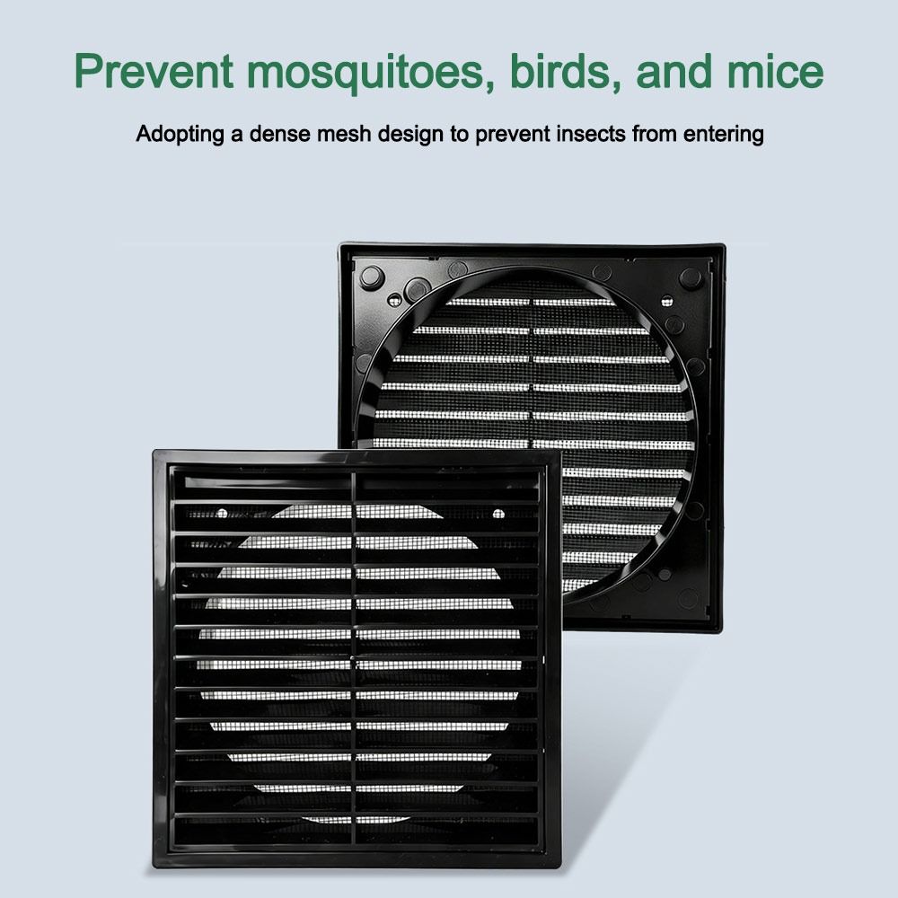 Fiber Mesh Ventilation Grille Square Exhaust Outlet Cover Ceiling Vent  Ventilation Accessories
