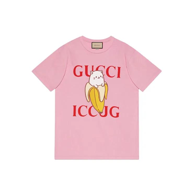 GUCCI Other T-Shirt Women's Pink (Unisex) T-Shirts 615044 XJDGR 5904