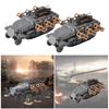 2/set Plastic German SdKfz 251 Tank Model Kit 1:72 Scale Heavy Vehicle Collectibles Gift