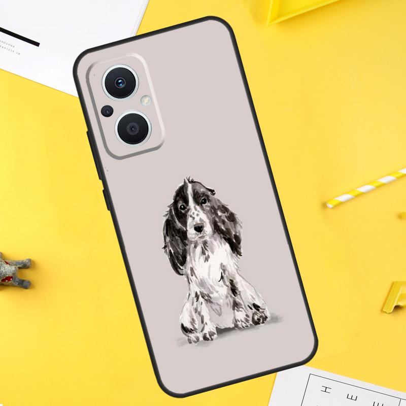 Cartoon Cocker Spaniel Für OPPO Reno 14F 13F 12F 11F 10 11 12 13 14 Pro 8T 7 8 Lite OPPO Find X9 X8 X6 X5 Pro Hülle