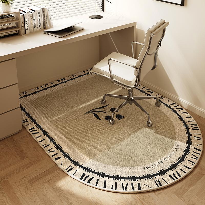 Computer Chair Non-Slip Mat Bedroom Dresser Chair Foot Mat Study Swivel Chair Floor Protection Mat Under Desk Carpet