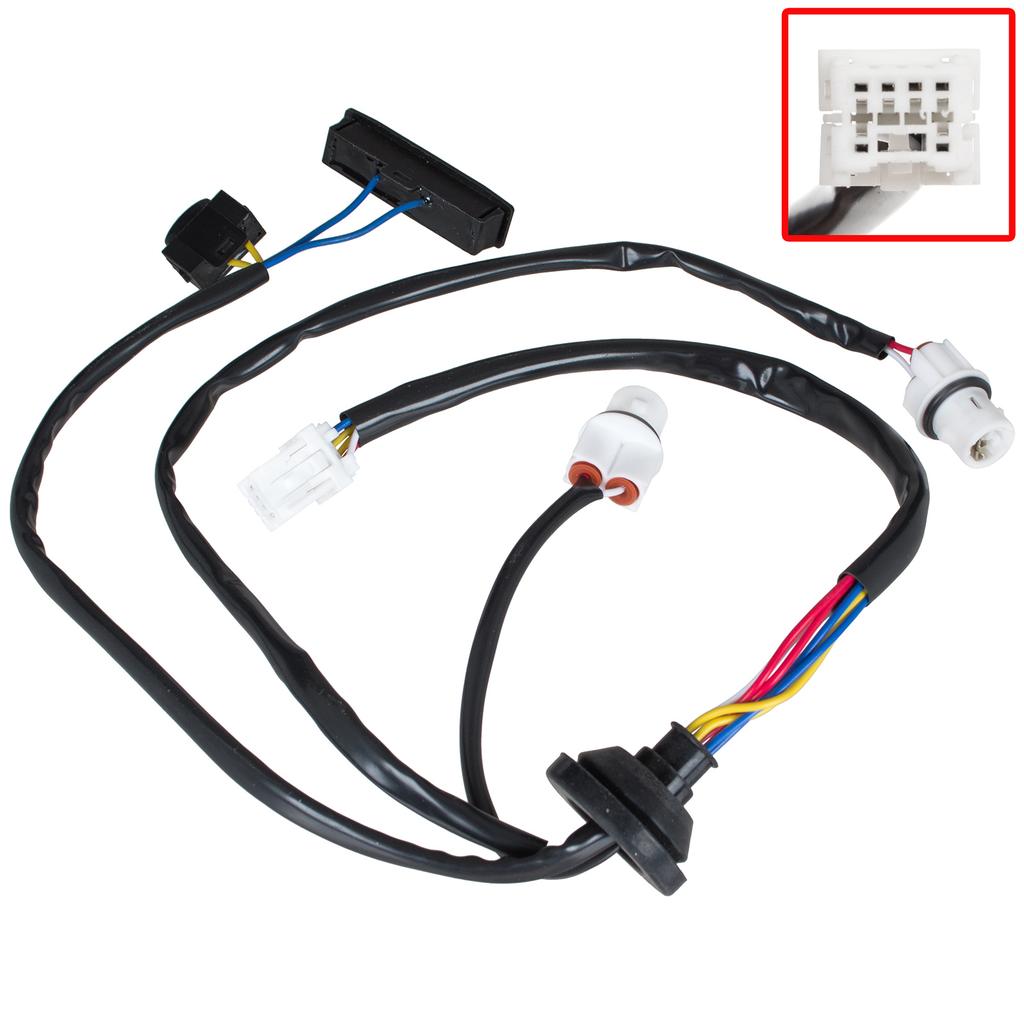Buton mâner hayon spate Nissan X-Trail T31 2007- (microîntrerupător) cu cablaj