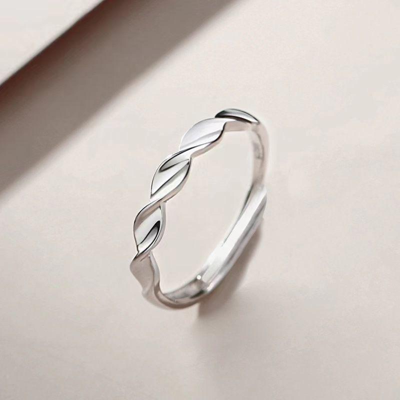 Dámský slitinový zásnubní a svatební prsten se šesti drápky a zirkonem – Elegantní pár styl