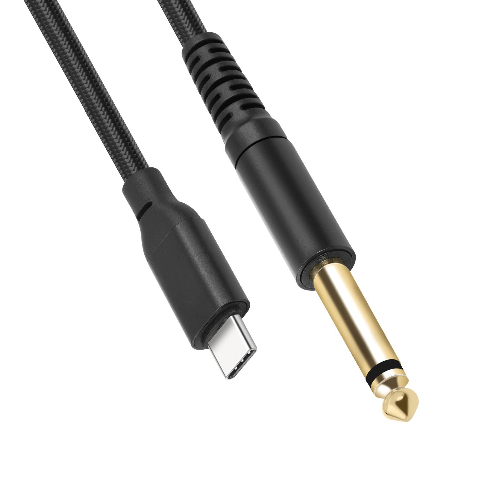 

Гитарный кабель типа C на 6,35 мм, провод для подключения инструментов, шнур для электрогитары, микшерных пультов, планшетов, телефонов 2M