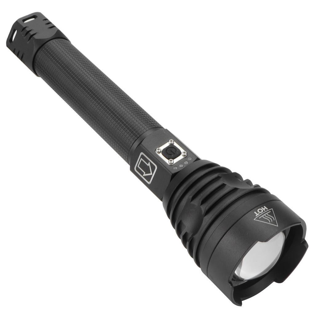 XHP90 Telescopic Zoom Flashlight 30000LM USB Rechargeable Household Waterproof Electric Torch