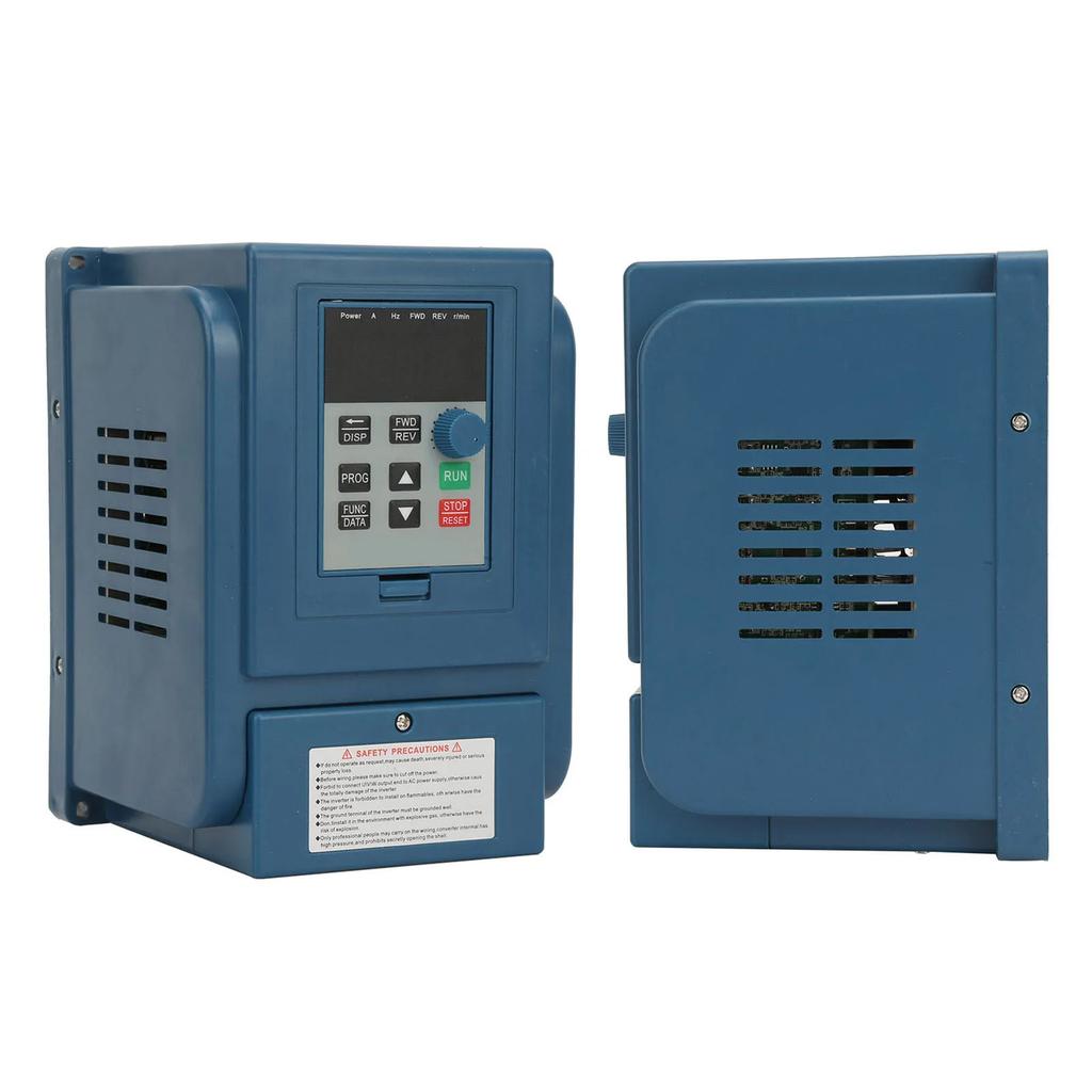 Állítható frekvenciájú hajtás 380VAC 6A Változtatható sebességű frekvenciaváltó VFD sebésszabályozó 3‑fázisú 2,2kW AC inverter motorhoz VFD