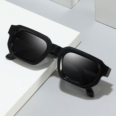 Lunettes de soleil vintage à monture rectangulaire Mode Homme Rétro Lunettes de soleil Marque de luxe Design Lunettes Uv400 Lunettes Femmes