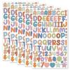 Cartoon Cartoon Initial Alphabet Paster 26 Letter Number Stickers  Hand Ledger Materials