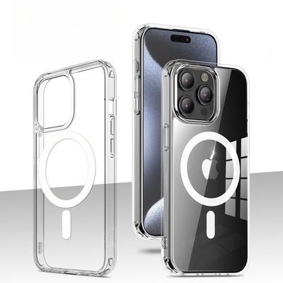 Anwendbar auf iPhone16 iPhone-Hülle MagSafe Kabellose Magnetische Saug-Hülle 15Pro Transparent Sturzsicher Magnetische Saug-Hülle