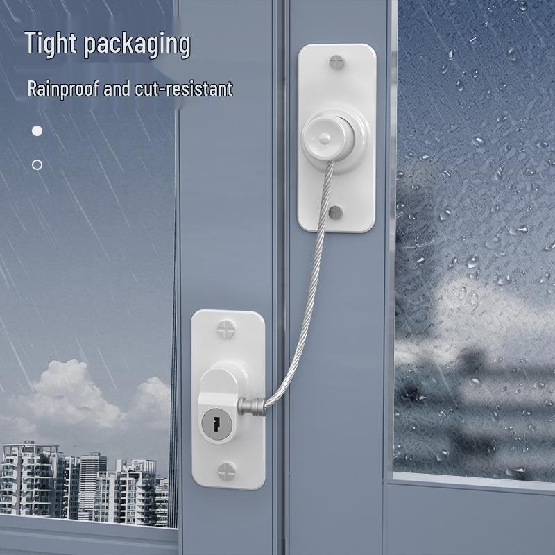 

Детский безопасный замок без сверления для окон, дверей, шкафов и холодильников с ключом