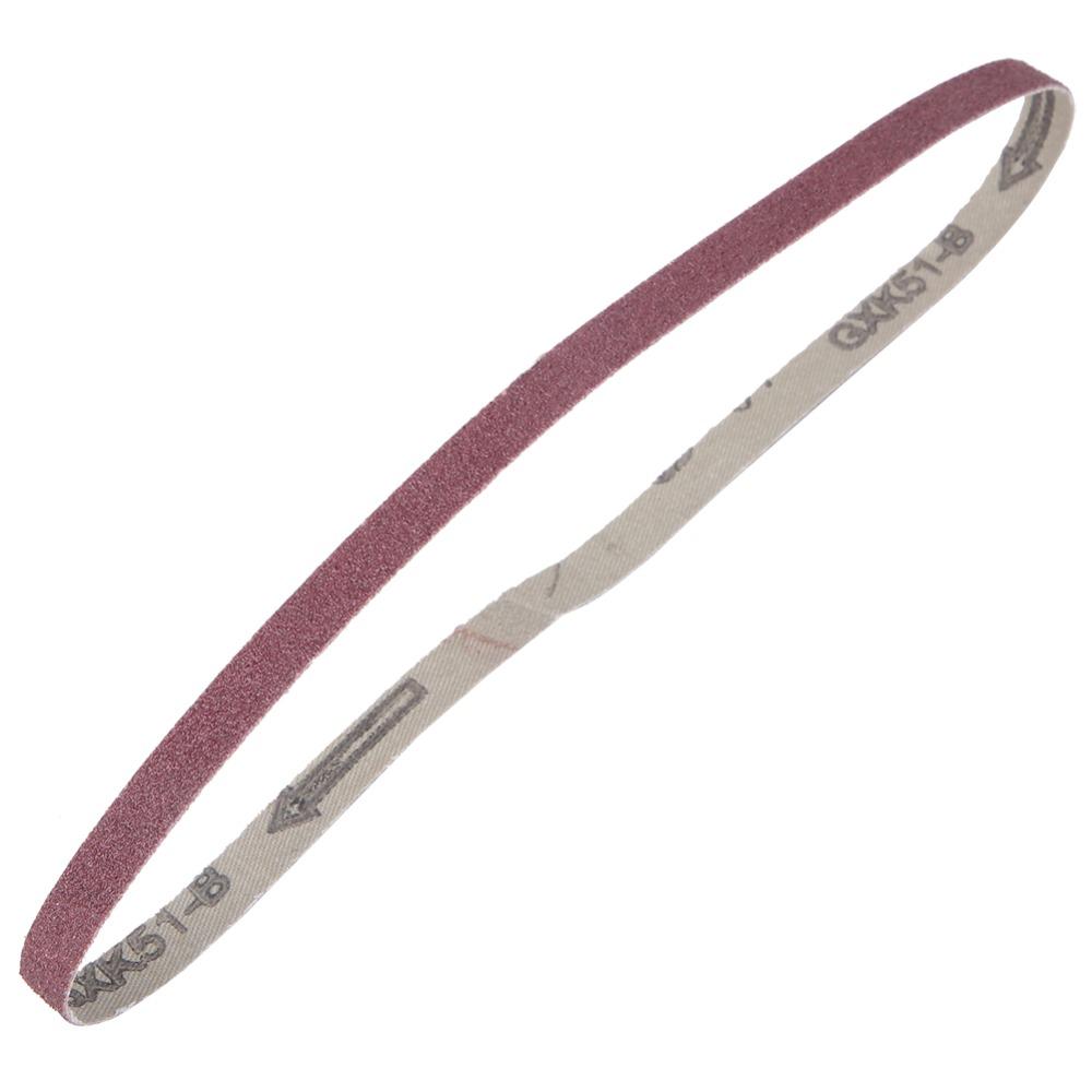 10pcs 533 X 9mm Aluminium Oxide Sandpaper Aluminum Oxide Belt Sander Strap  Woodworking