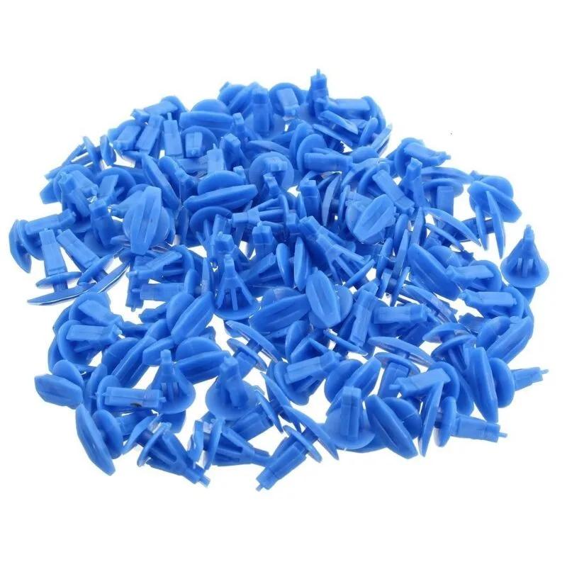 100PCS Auto Fasteners Car Door And Window Sealing Strip Weatherstrip Retainer Clip For Nissan For Altima For Sentra Fit 5mm Hole