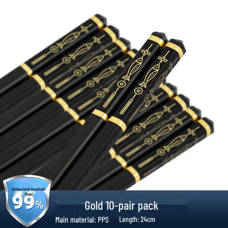 Ruhan Antibacterial Alloy Chopsticks