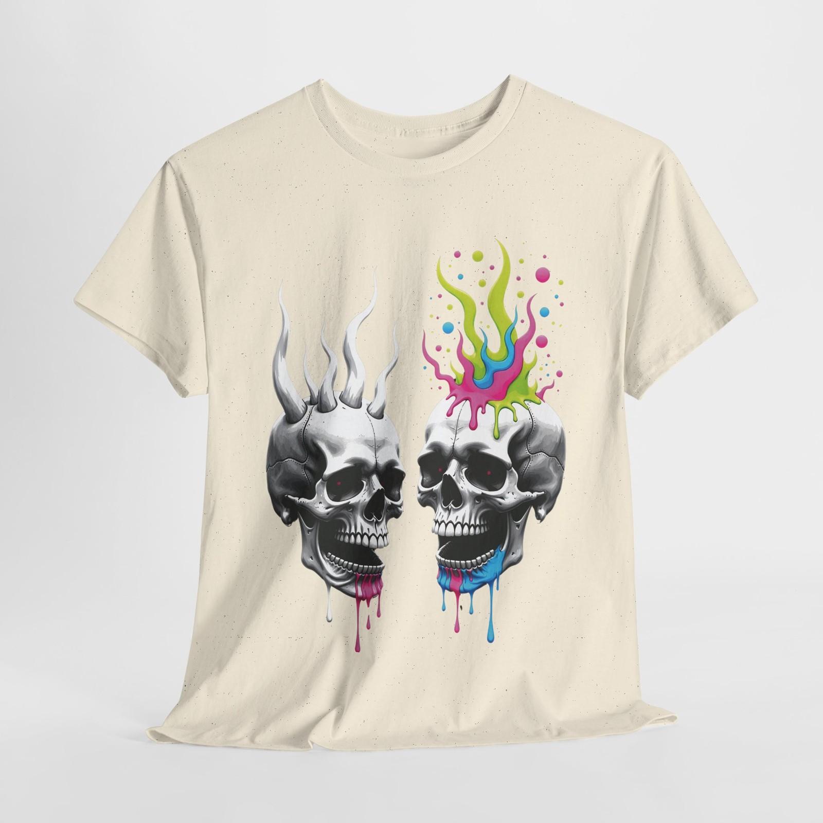 Neon Mortality - Graphic Tee | Robert August S разноцветный