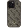 Guess Hc Pu 4G Small 4G And Classic Case For iPhone 16 Pro Magsafe Brown