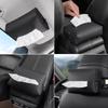 Auto Innenraum Taschentuchtasche Sitzlehne Taschentuch Aufbewahrungsbox Halter Zubehör Für Tesla Model 3 Model S X Model Y Roadster SpaceX
