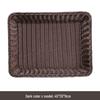 Imitation Rattan Plastic Storage Basket