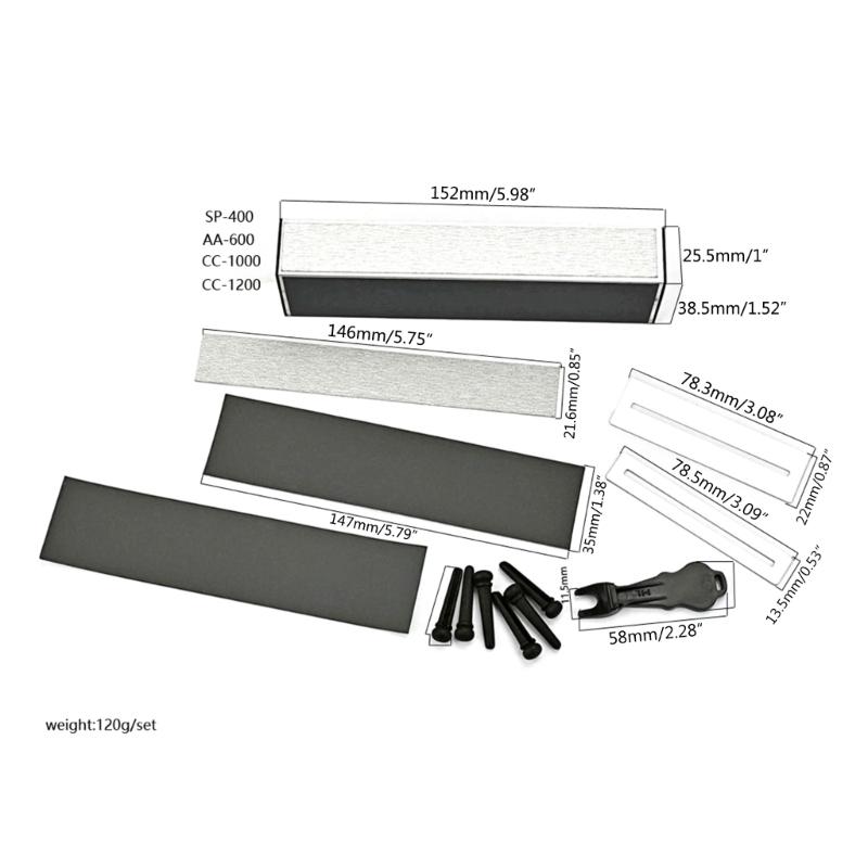 Guitar Fret Leveler Beam Leveling Bar, Fingerboard Guard Protector, Sanding Paper Guitar Fingerboard Luthier Tools Set