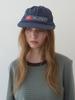 ENZO BLUES Vintage Orbit Logo Ball Cap (Navy)