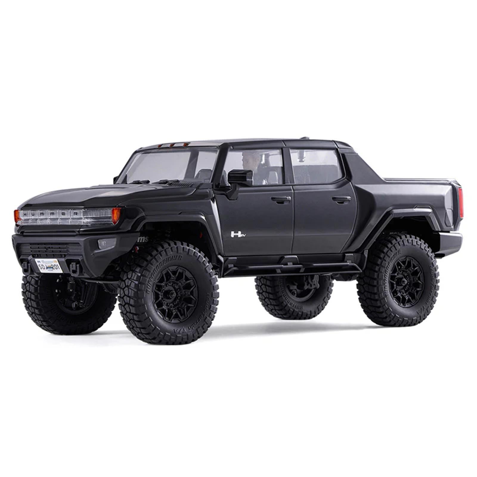 1/18 FMS FCX18 Пикап Hummer EV Машина RTR Сплав Модель на радиоуправлении для Внедорожного Альпинистского Транспортного Средства FMS Машина на Радиоуправлении чёрный