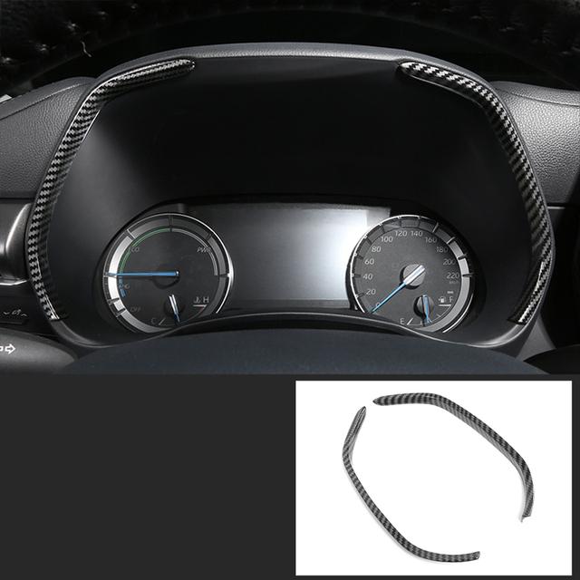 Pro Toyota Highlander XU70 Refit 2022 Carbon Fiber Interiérové Lišty Kryt Převodovky Rám Příslušenství Pro