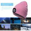 Beanie with LED Knitted Women Hat Cap Accessories Headlight Men Light Stretch Camping Flashlight Hiking Sports Outdoor