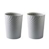 ABUL-Garbage Container Basket For Bathrooms, Kitchens, Offices, Dorms Plastic (Grey) 2PCS