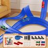 Latest Popular Children And Boys Stylish Diy Assembled Track Aluminum Car Gravity Inertial Slide Car Children'S Favorite Xmas Presents