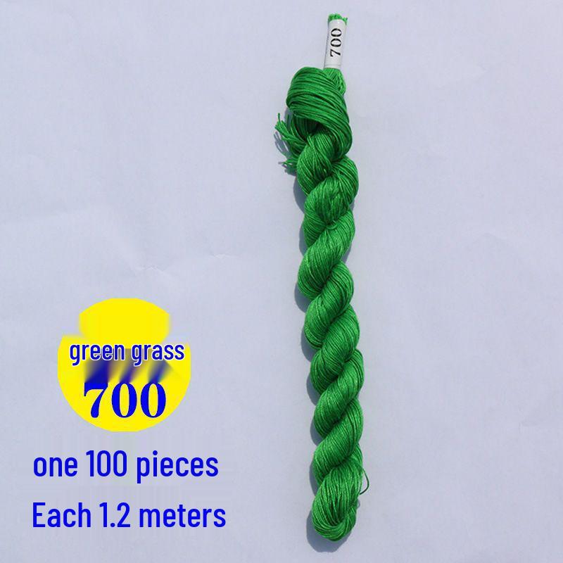 Baumwoll-Kreuzstich-Stickgarn: Handgefertigte Einlegesohlen, Dickes Nähgarn, Eine Farbe pro Stück