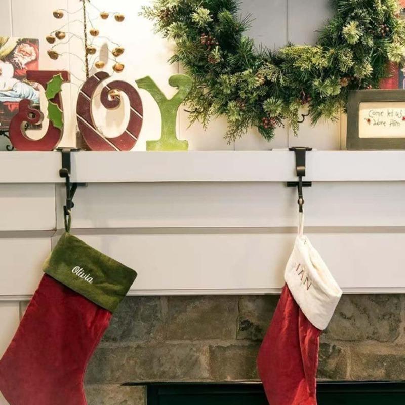 Kamin Girlande Aufbewahrungshalter Weihnachtsdekoration Haken Wohnzimmer Hängende Aufbewahrungsregale Festival Dekorative Accessoires