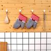 1PC New Pastoral Style Thickened Plaid Microwave Oven Insulation Gloves Microwave Oven Gloves Hot Gloves Kitchenware