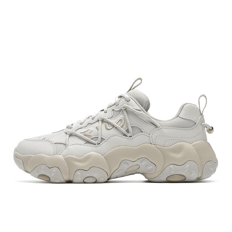 Fila Fluid 6 Southern Edition Retro Fashion Simple Sports Versatile Comfortable Classic Trendy Personality Women Sneakers Pale-Gray F12W542151FMB