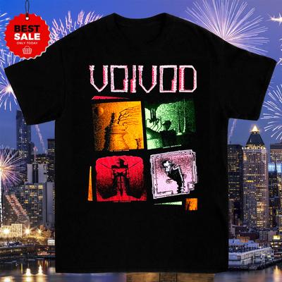 Voivod Vintage 1989 Nothing Face Tour Schwarz Unisex S-4XL T-Shirt Oberteile Tee