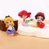 3Pcs/Set Kawaii Anime Figure Fairy Tale Princess Snow White Cinderella Vinyl Bell Ariel Action Figure Doll Model Toys Gift