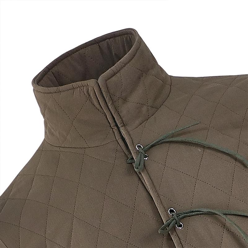 Men's Medieval-Inspired Pirate Jacket with Eye-Catching Color Blocking and Stand Collar
